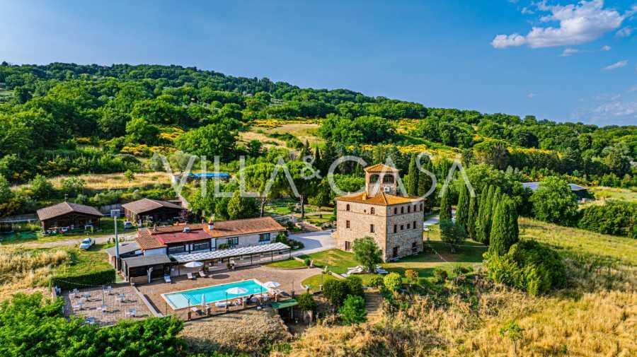 Ett litet medeltida slott i Terni