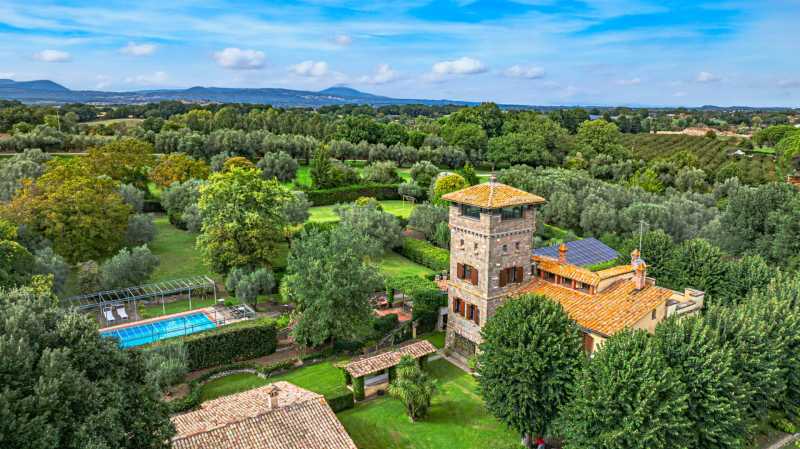 Elitgård vid sjön Bracciano