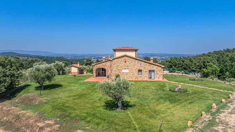 Privat residens med fantastisk utsikt över Toscana