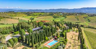 Till salu fantastiskt vinproduktionsföretag i Chianti, Toscana