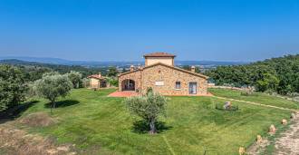 Privat residens med fantastisk utsikt över Toscana
