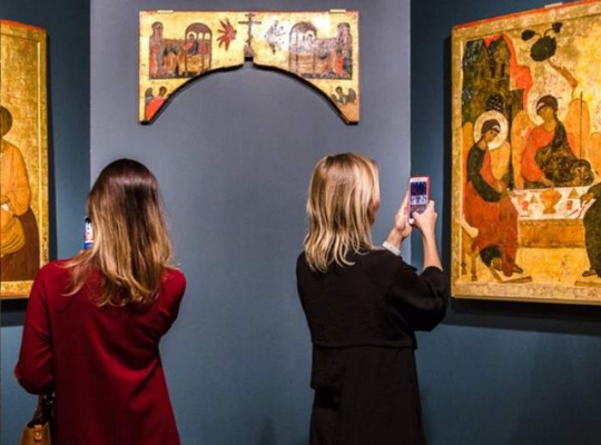 Ett museum med ryska ikoner öppnade i Uffizierna i Florens