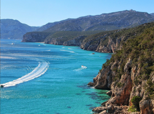 Sardinien ö fantastiska landet i Italien